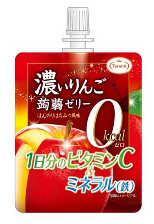 濃いりんご0kcal蒟蒻ゼリー 商品情報 フルーツゼリーのたらみ