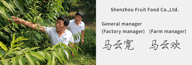 Shenzhou Fruit Food Co.,Ltd. General manager(Factory manager)(Farm manager)